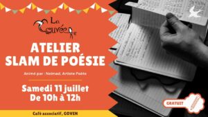 [ATELIER] SLAM DE POÉSIE - Animé par Neimad, Artiste Poète