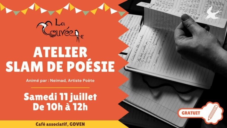 [ATELIER] SLAM DE POÉSIE - Animé par Neimad, Artiste Poète