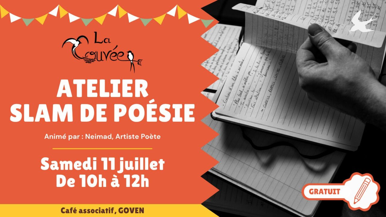 [ATELIER] SLAM DE POÉSIE - Animé par Neimad, Artiste Poète